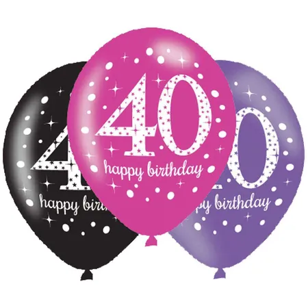 amscan 6 Ballons 40 Celebration