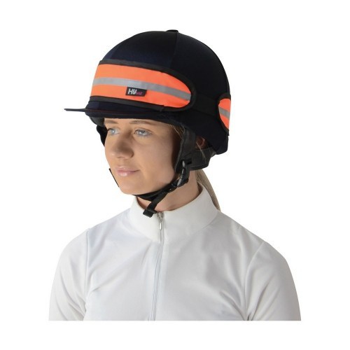 Fita refletora para capacete HyVIZ, laranja/preta