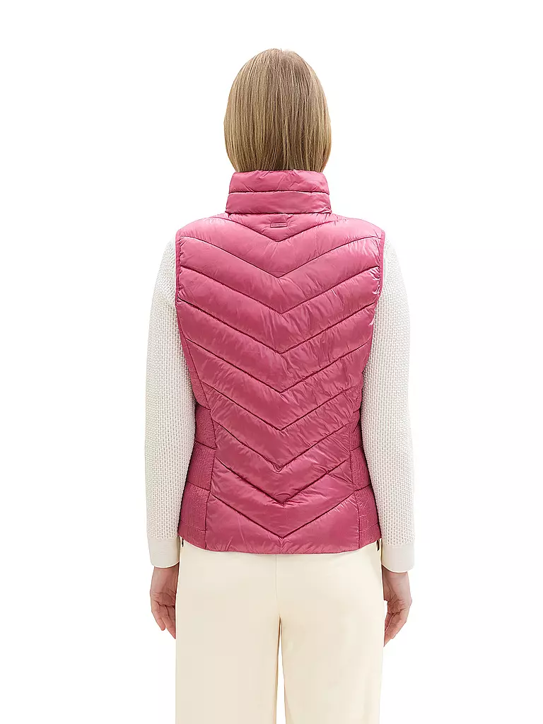 TOM TAILOR Steppgilet pink