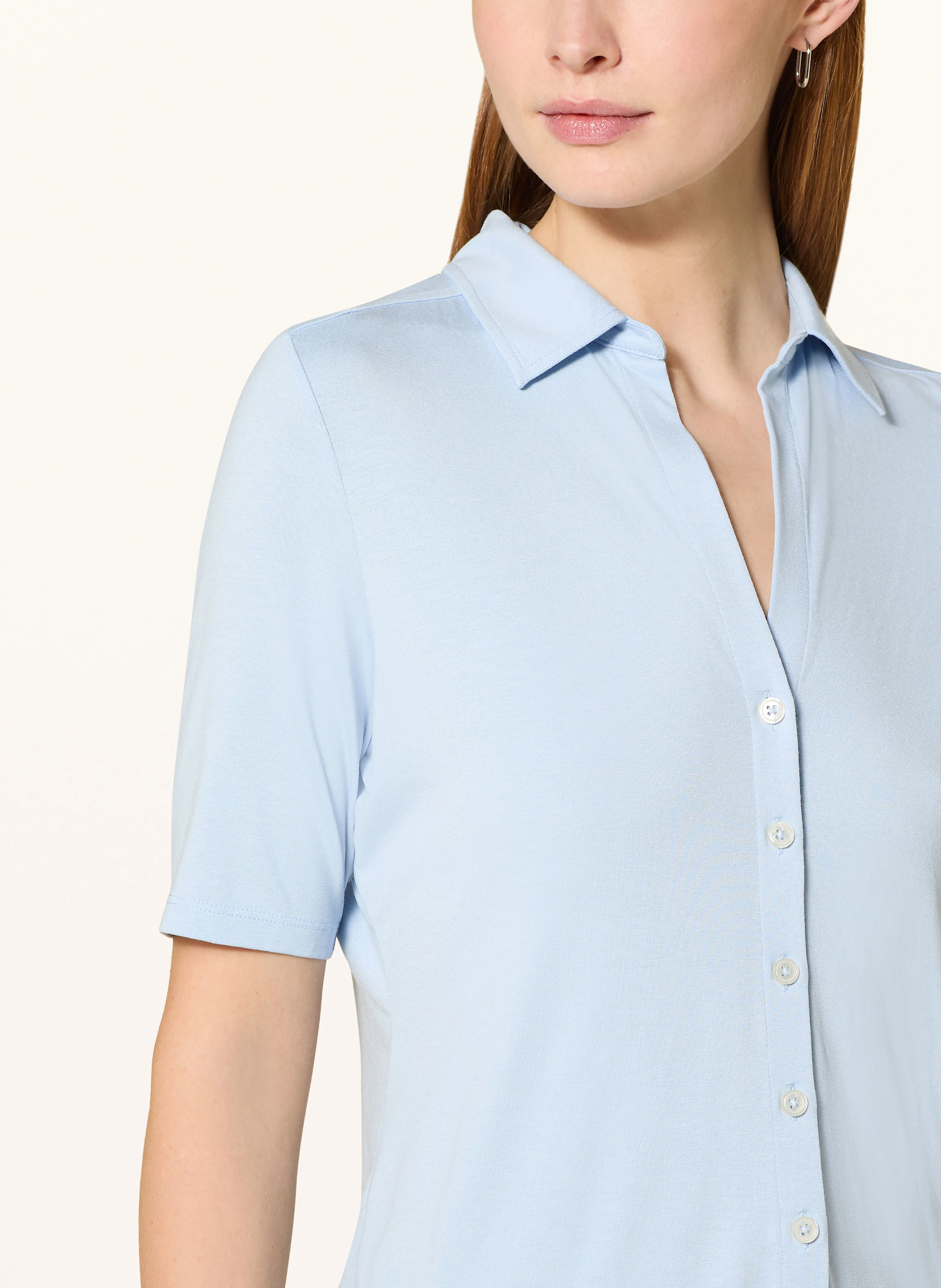 Marc O'Polo Hemdbluse aus Jersey