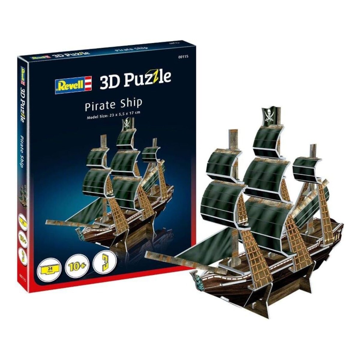 Revell - 3D Puzzle - Piratenschiff (24 Teile) Schiff Piraten Pirate Ship Puzzel