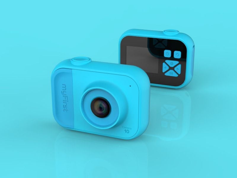myFirst Kinderkamera Camera 10 Blau Mini-Digitalkamera für Kinder