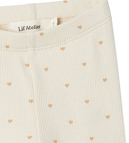 Lil?Atelier Leggings - Rib - NmfGago - Noos - TurtleDove Heart