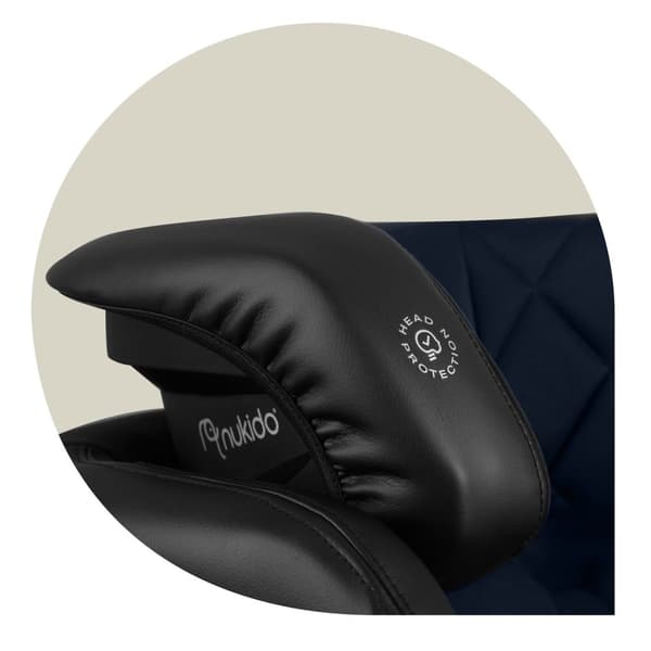 Bilstol Nukido Louis svart og marineblå 15-36 kg ISOFIX