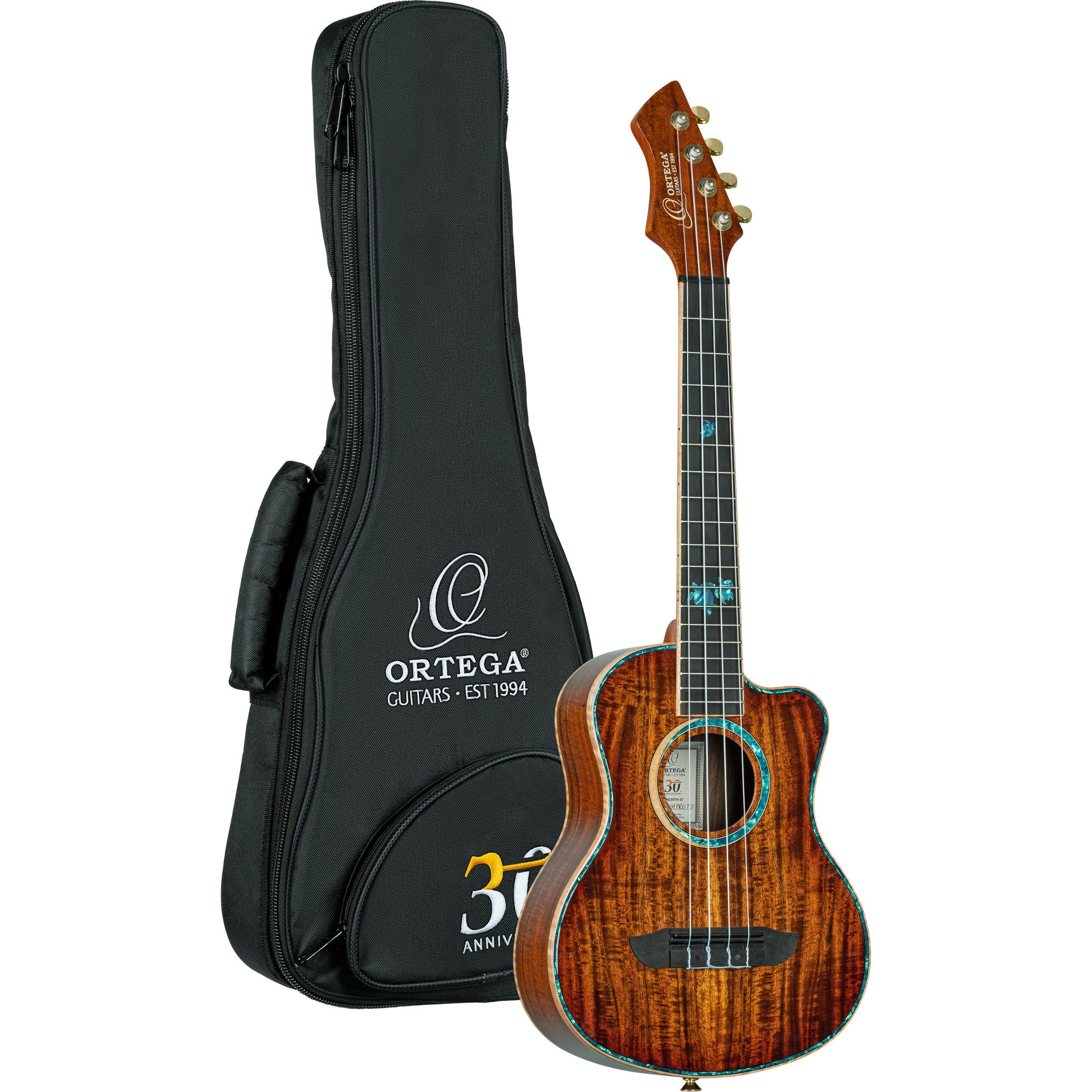Ortega 30th Anniversary Series RUHZ30TH-ST E/A tenor ukelele met gigbag