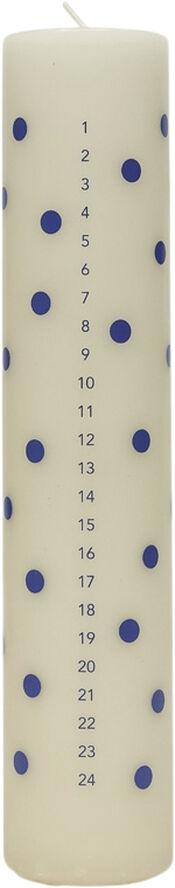 OYOY Living Design Kalenderlys Offwhite / blue