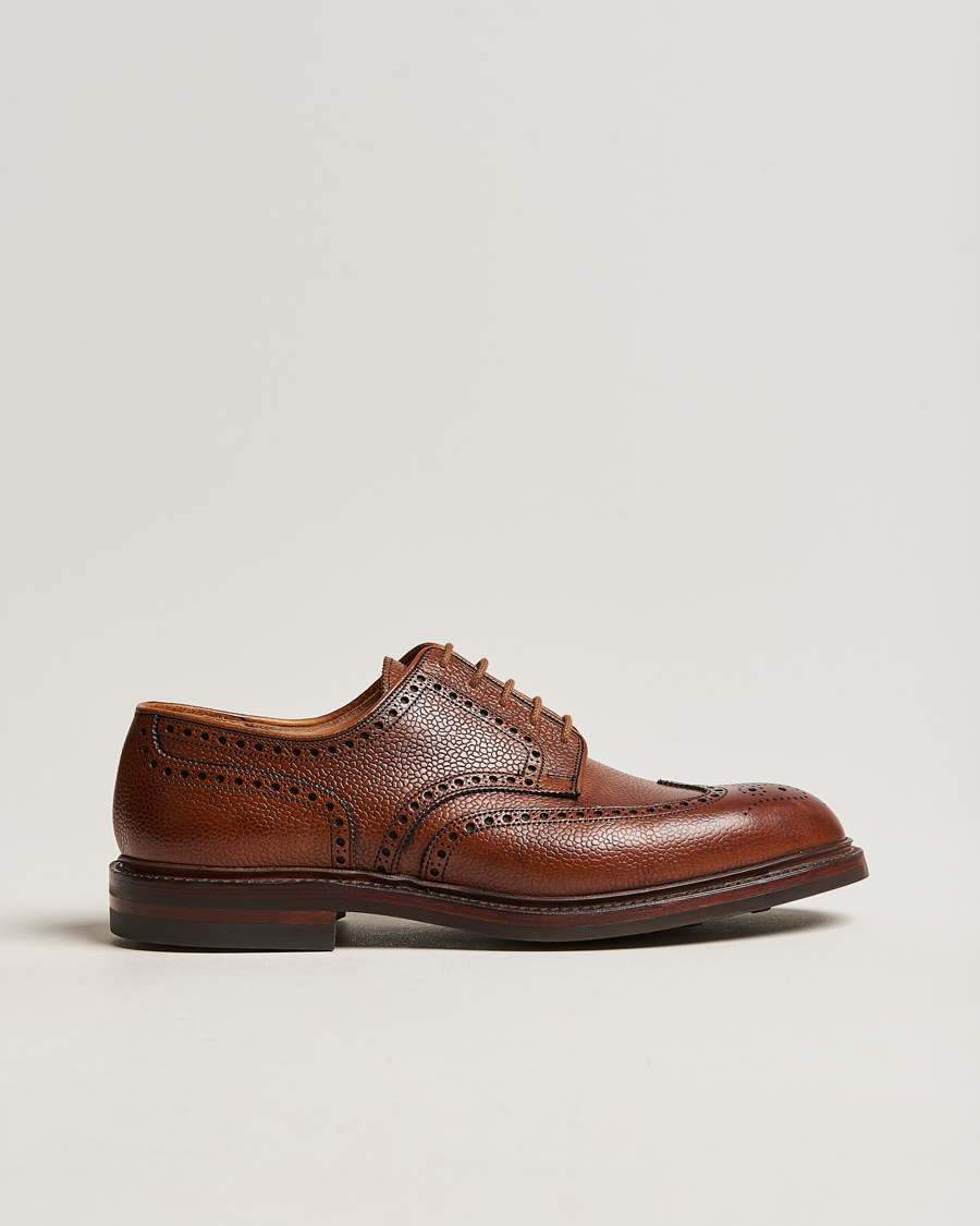 Crockett & Jones Pembroke Derbys Tan Grained Calf