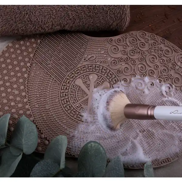 Brush Cleansing Mat - Coffee