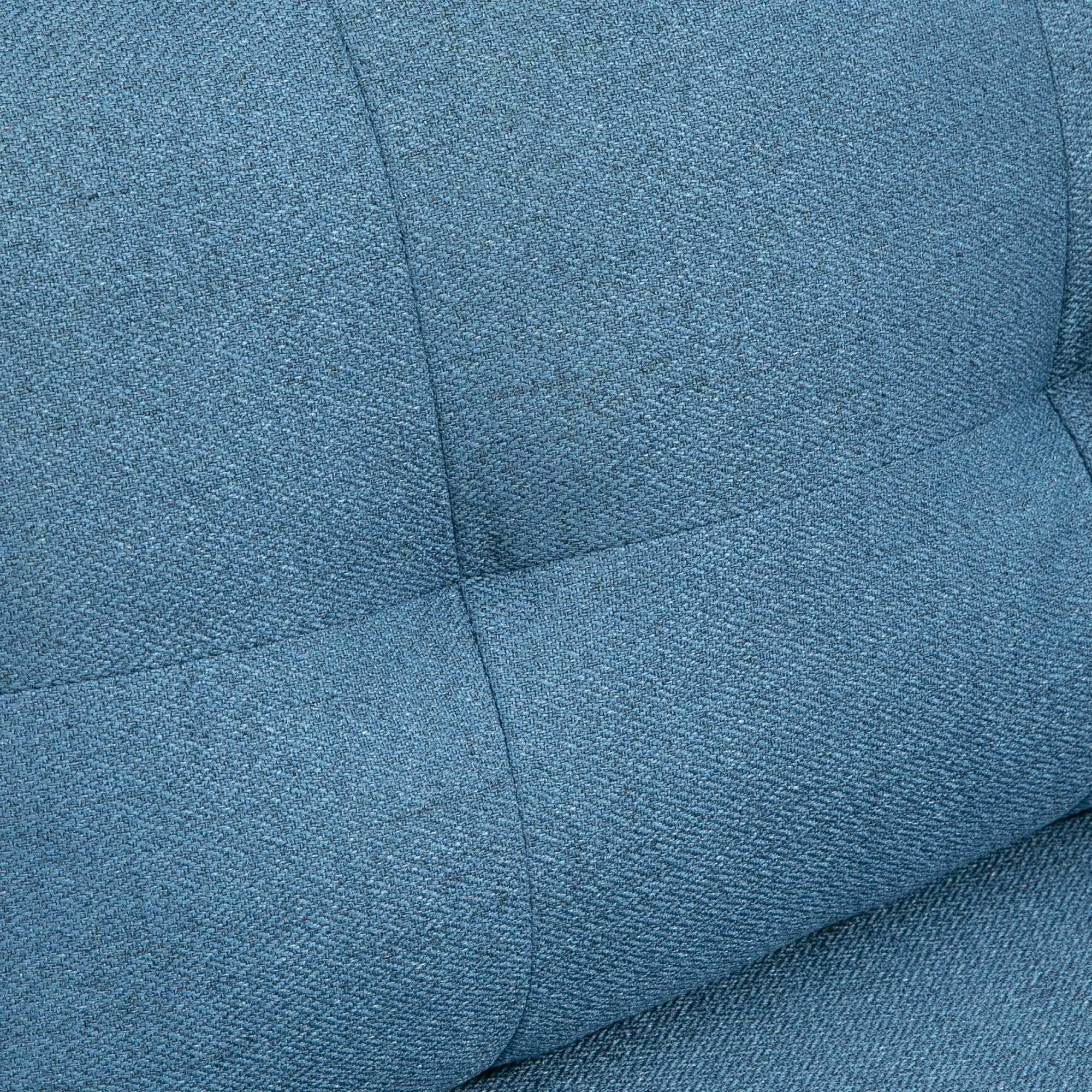 HOMCOM Zweisitzer Sofa mit Rücken- und Sitzkissen grau 139L x 68B x 80H cm