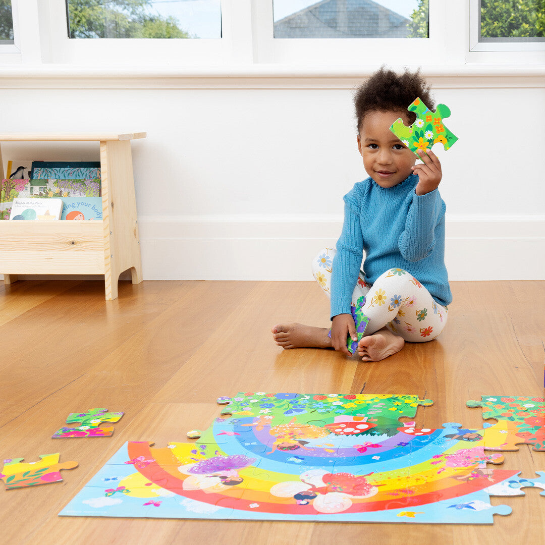 Crocodile creek vloerpuzzel regenboog - 36st
