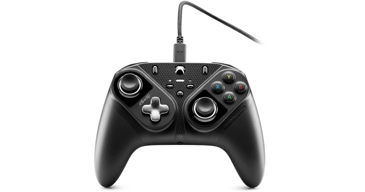 ThrustmasterESWAP S Pro Controller-gamepad  (Zwart/grijs, Pc, Xbox One, Xbox Series X|S)
