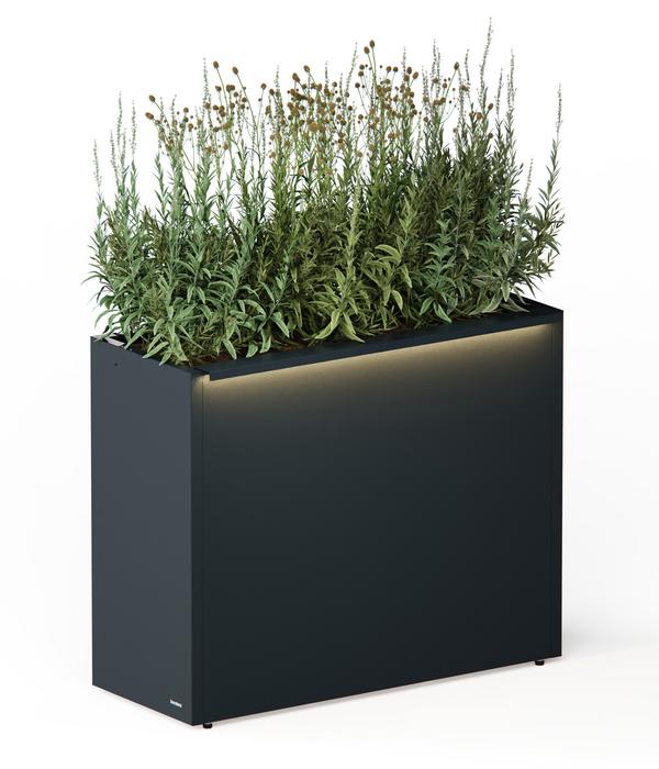 Herstera Metall-Raumtrenner Cube LED,