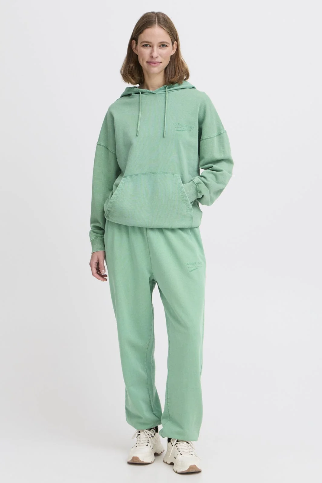 The Jogg Concept Jcrubi Logo Hoodie 176153 fern green