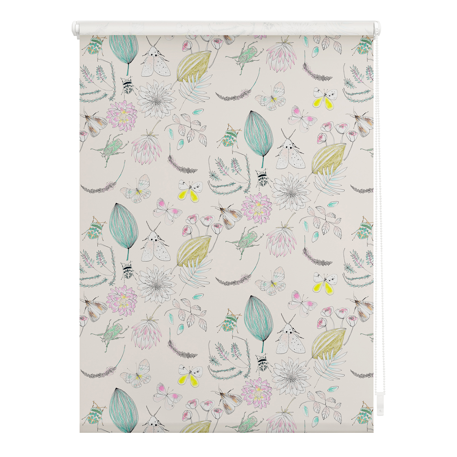 LICHTBLICK Klemmrollo BOHEMIAN GARDEN - bunt - 45x150 cm