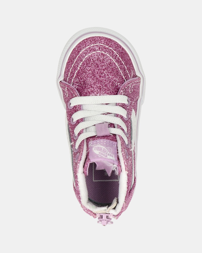 Vans SK8- Hi Zip Glitter Hoge sneakers  - paars