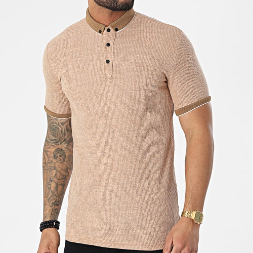 Polo A Manches Courtes 1246 Camel