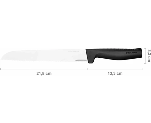 Fiskars Hard Edge brødkniv 22 cm