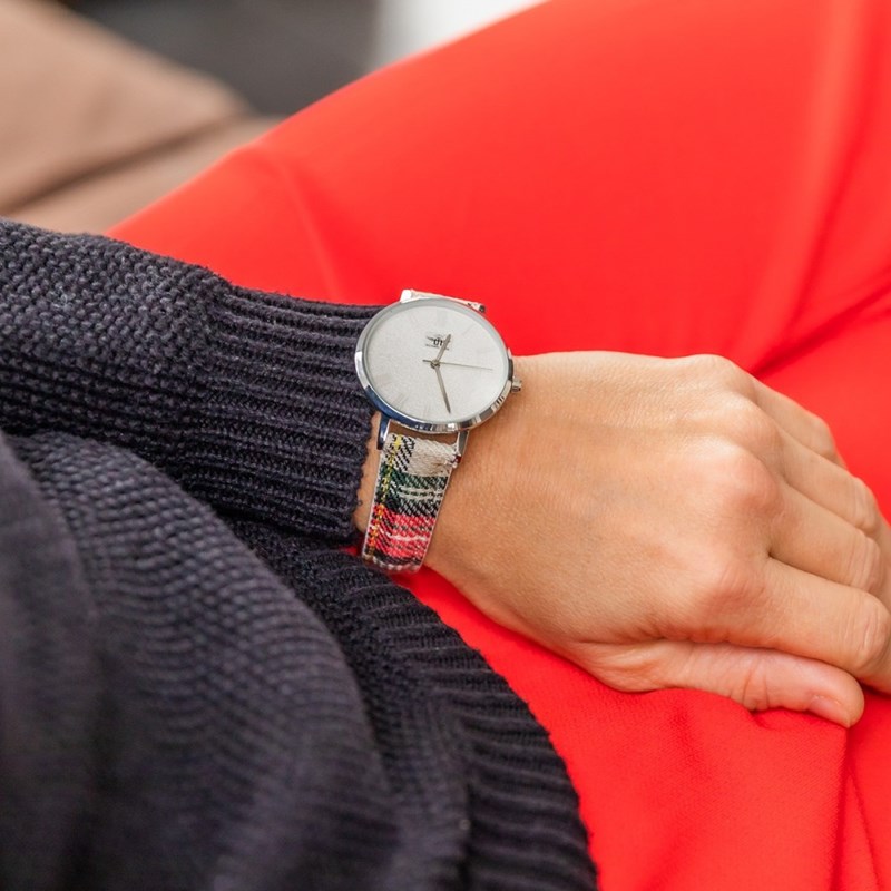 Montre Femme M. JOHN bracelet Cuir Blanc