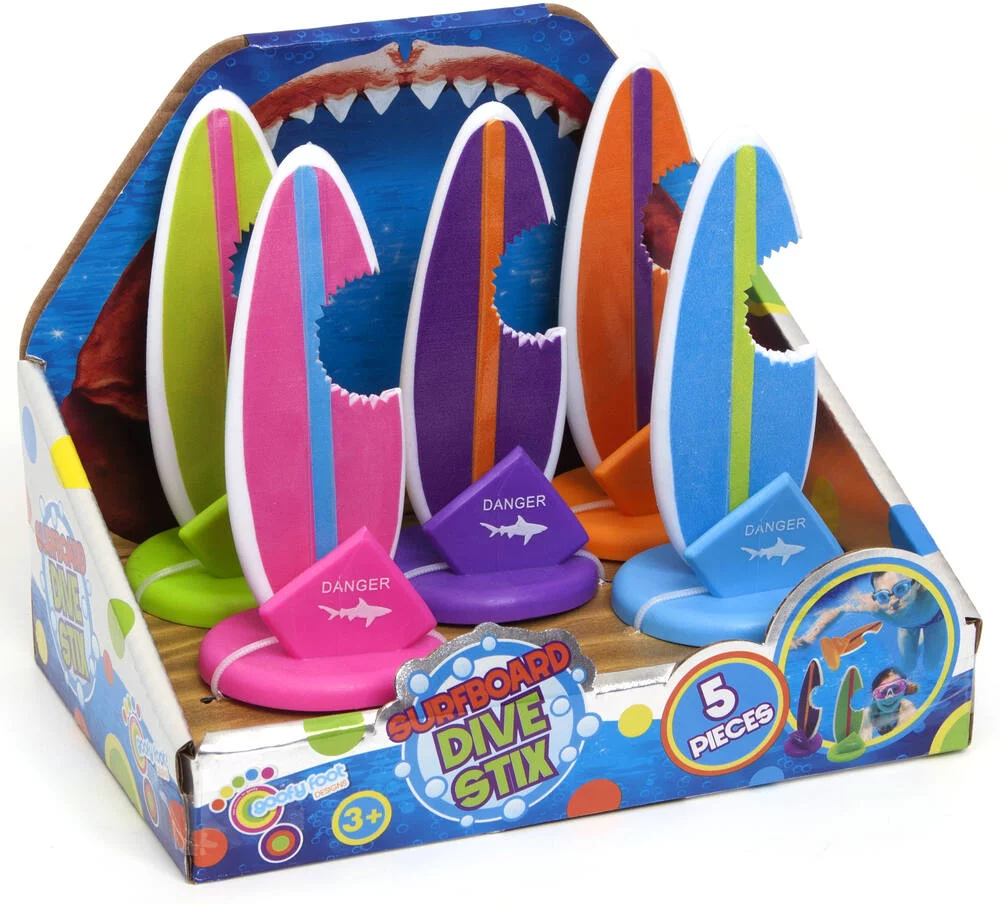 JEU DE 5 BATONS DE PLONGEE PLANCHE DE SURF