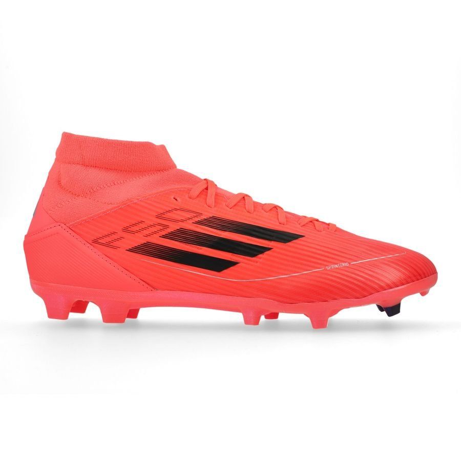 adidas F50 League Mid FG/AG Vivid Horizon - Turbo/Aurora Black/Argenté