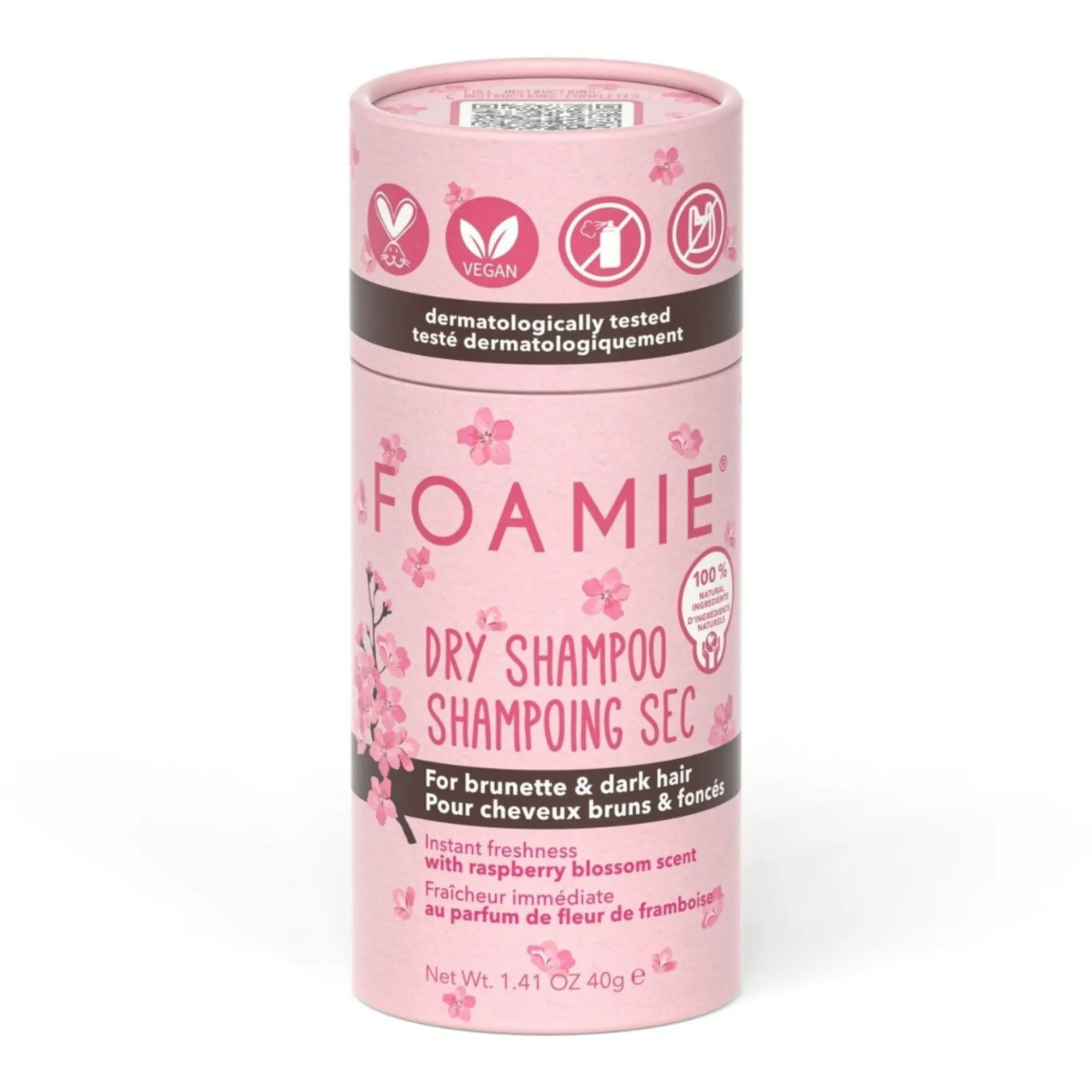 Foamie - Berry Brunette Shampoing Sec Solide40g - Shampoing sec