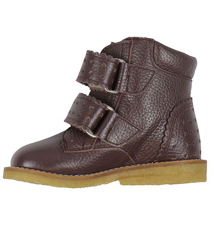 Angulus VinterStøvler - Tex - Dusty Aubergine m. For/Velcro