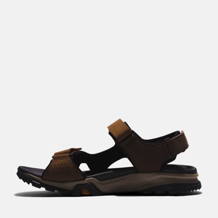 Sandale à double bride Lincoln Peak pour homme en marron