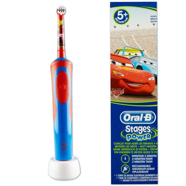 Oral-B Oral-B Stages Power Cars Elektrische Zahnbürste, ab 5 Jahren