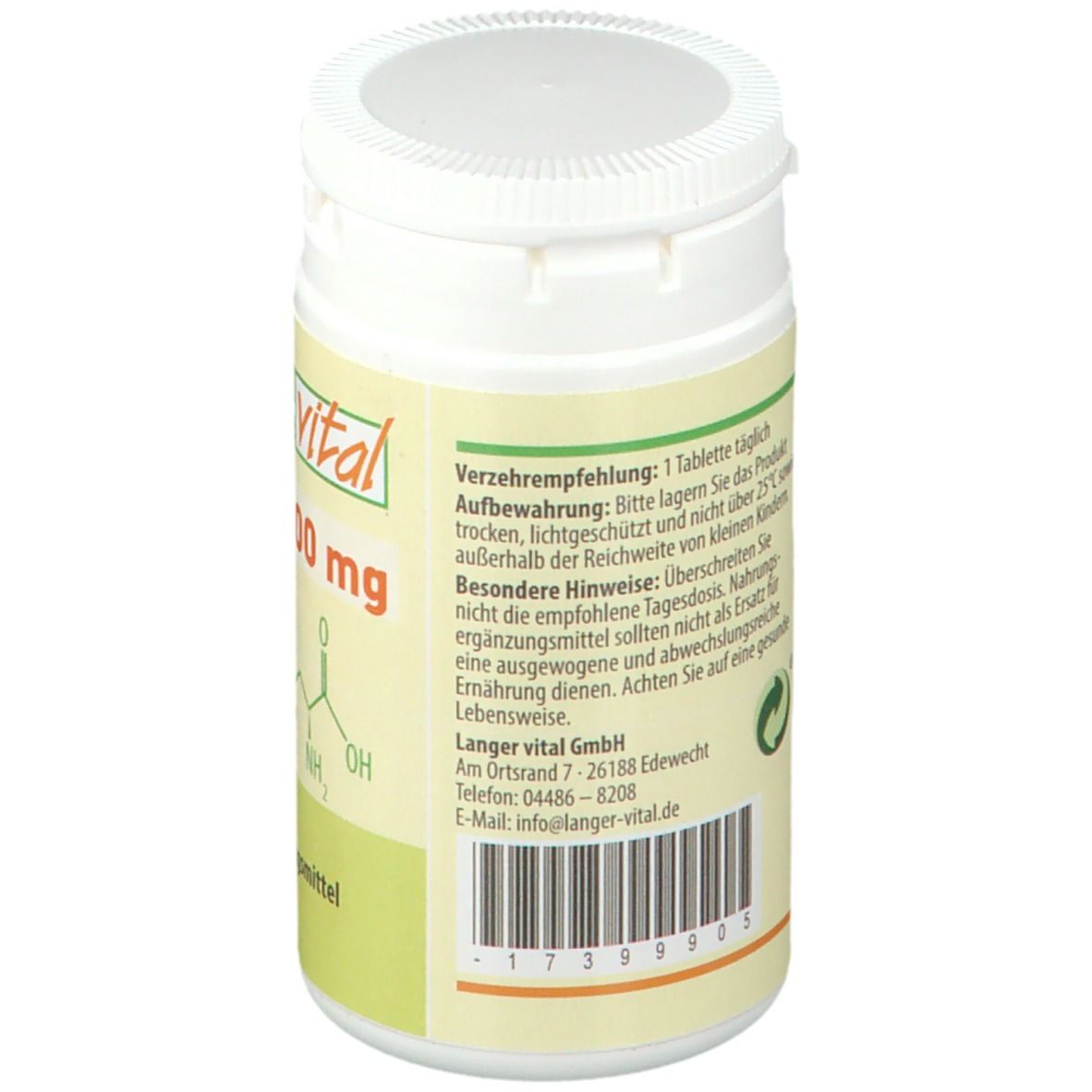LANGER-vital LYSIN 800 mg plus Zink