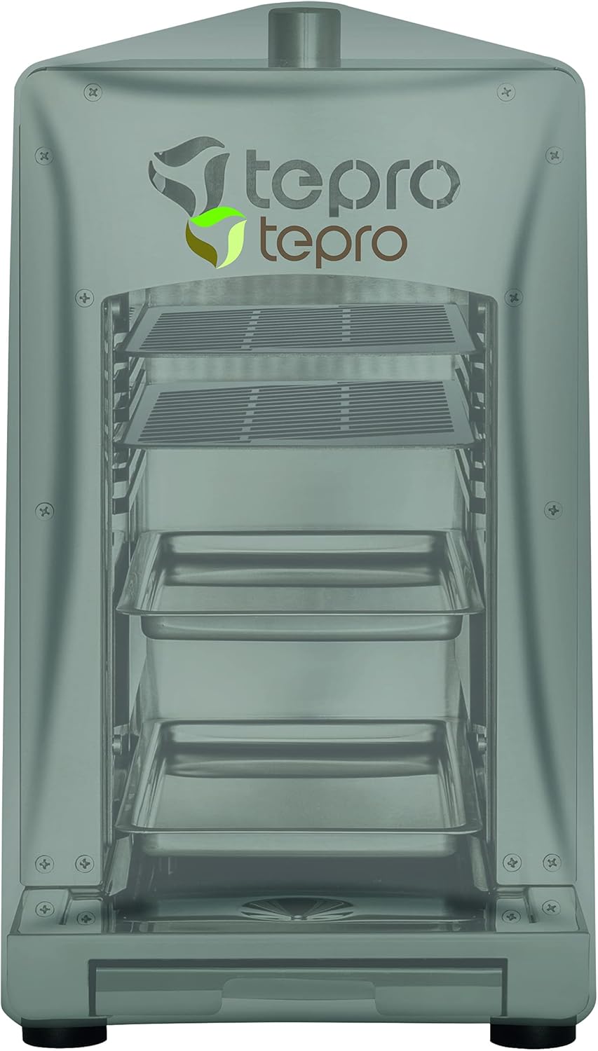 tepro 3184 Gasgrill Toronto Steakgrill, Keramik-Infrarotbrenner max. 3 kW & 8413 Abdeckhaube Universal für Steakgrill, anthrazit (58,5 x 28,5 x 39 cm)