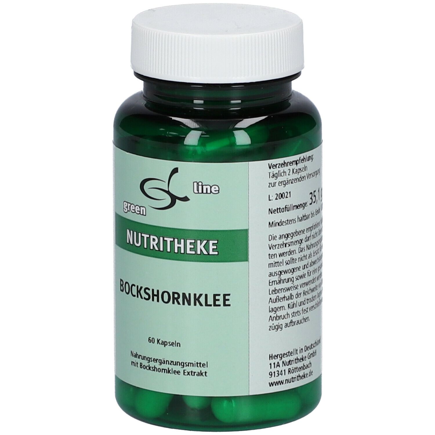 green line NUTRITHEKE Bockshornklee