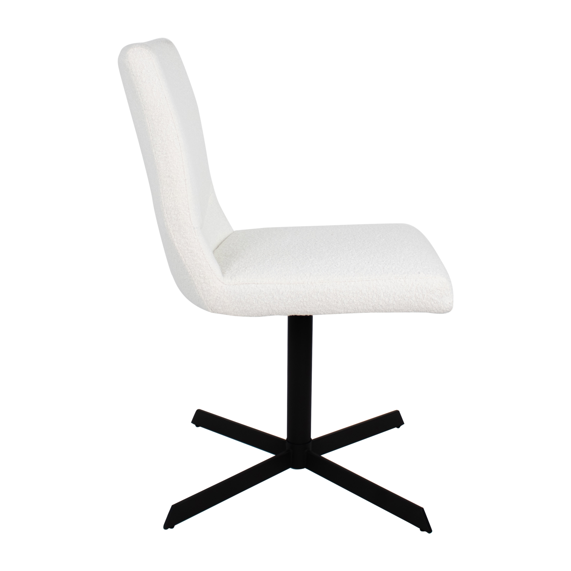 Kick eetkamerstoel Sam Boucle - wit