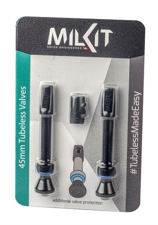 VALVE PACK MILKIT Tubeless Ventile  Schwarz  Ventil Set 35mm