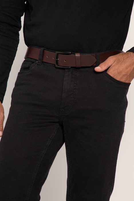 Leder-Gürtel, Metall-Schließe, 4cm breit, bis Gr. 170cm