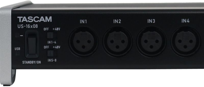 Tascam - US-16x08 - Audio-interface - 24-bits - 96 kHz - USB 2.0