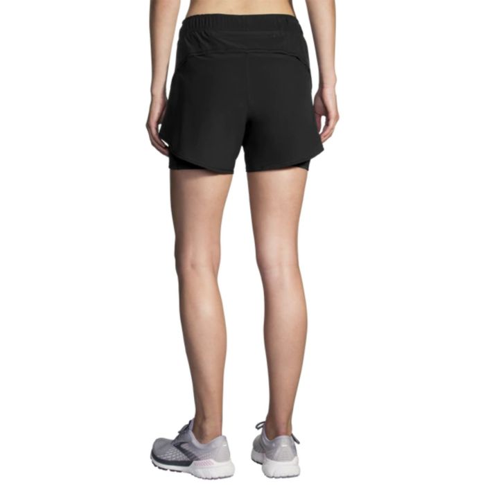 Brooks Dame Shorts Chaser 2in1 5 Inch Shorts Sort