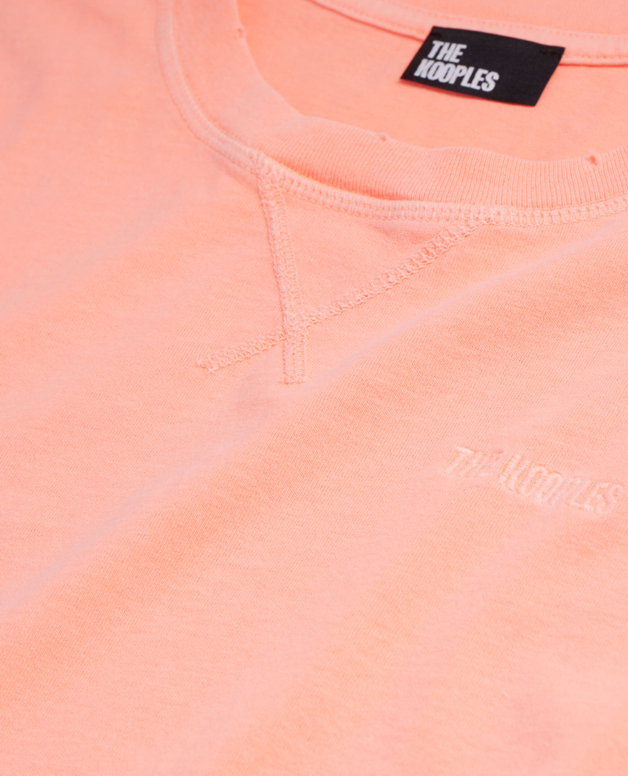 T-shirt orange avec logo