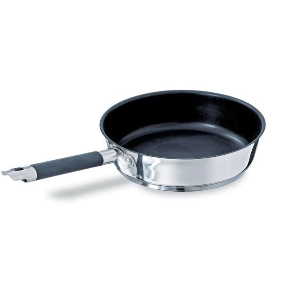 Sauteuse antiadhésive inox et couvercle Rapid Cook 24 cm Mathon