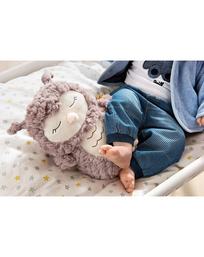 Kuscheltier SOFT CUDDLY FRIENDS OLLIE EULE (23 cm) in rosébraun