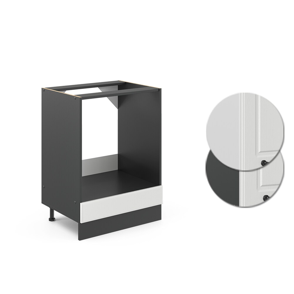 Vicco Herdumbauschrank 60 cm Anthrazit Küchenschrank Unterschrank Küchenzeile R-Line