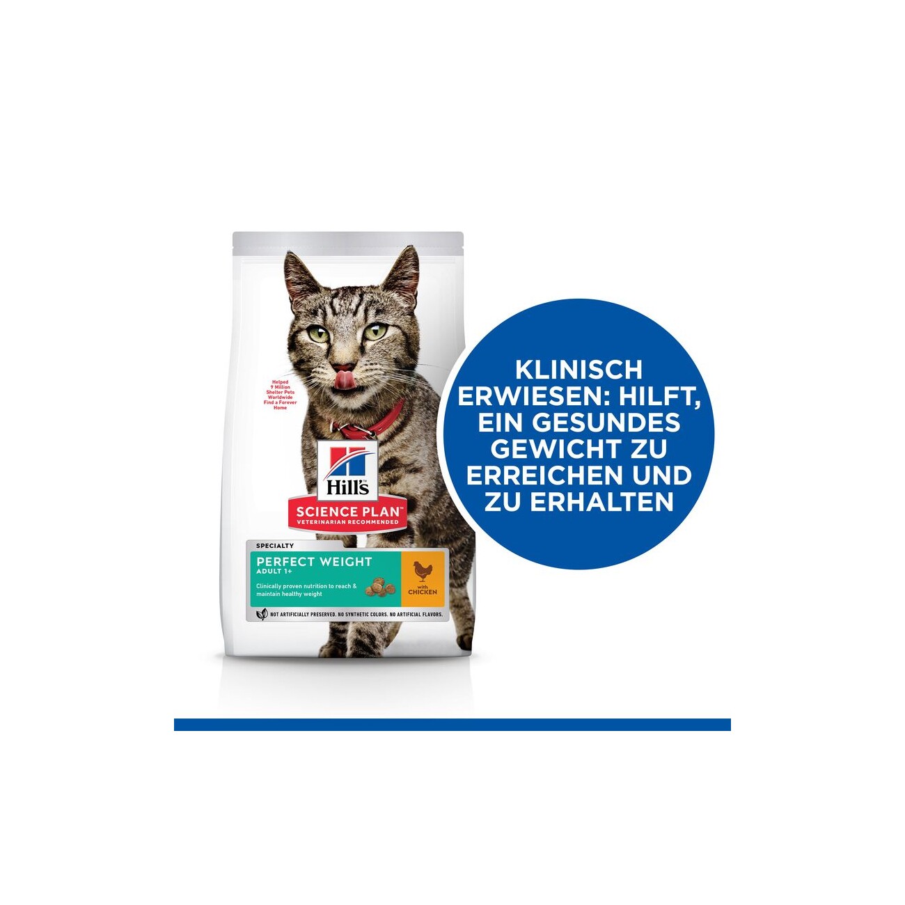 Hill's Science Plan Adult Perfect Weight mit Huhn 2,5 kg