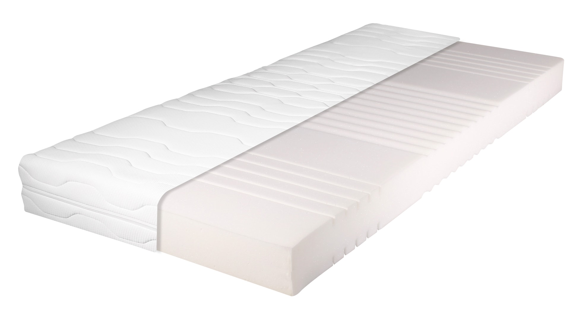 Kaltschaummatratze JONA 90 x 200 cm weiß