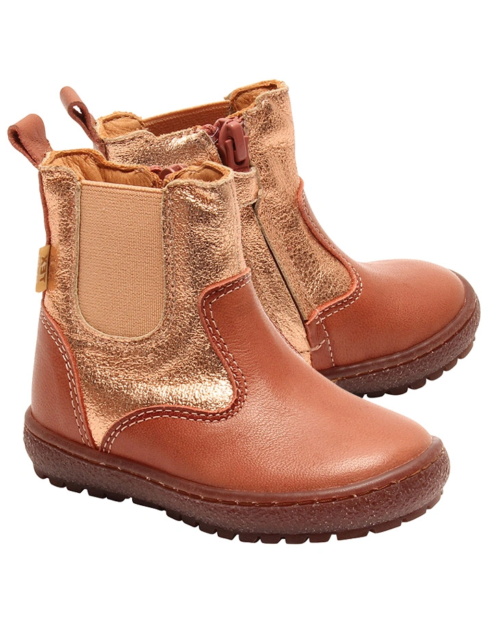 Chelsea-Boots EBBA TEX gefüttert in nude