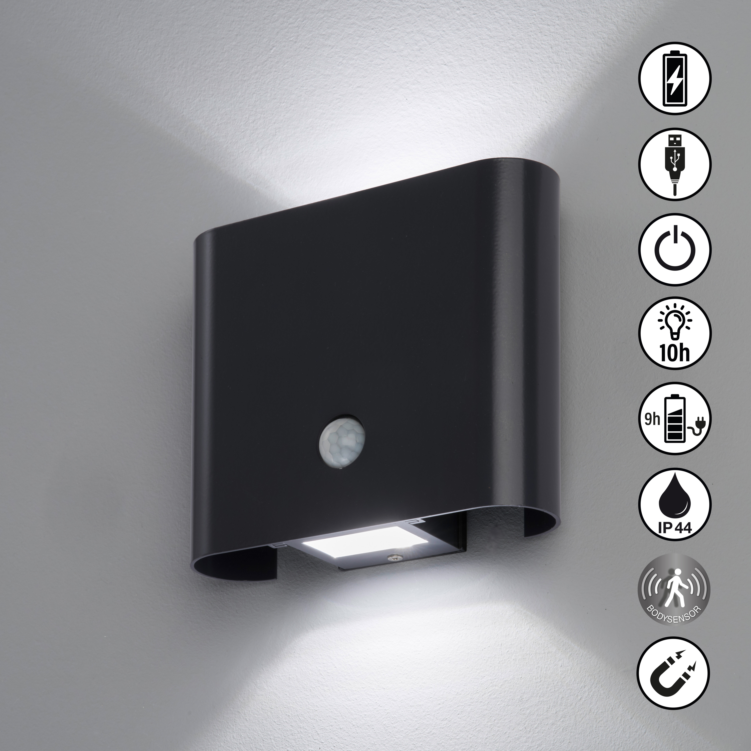 Wandleuchte MAGNETICS