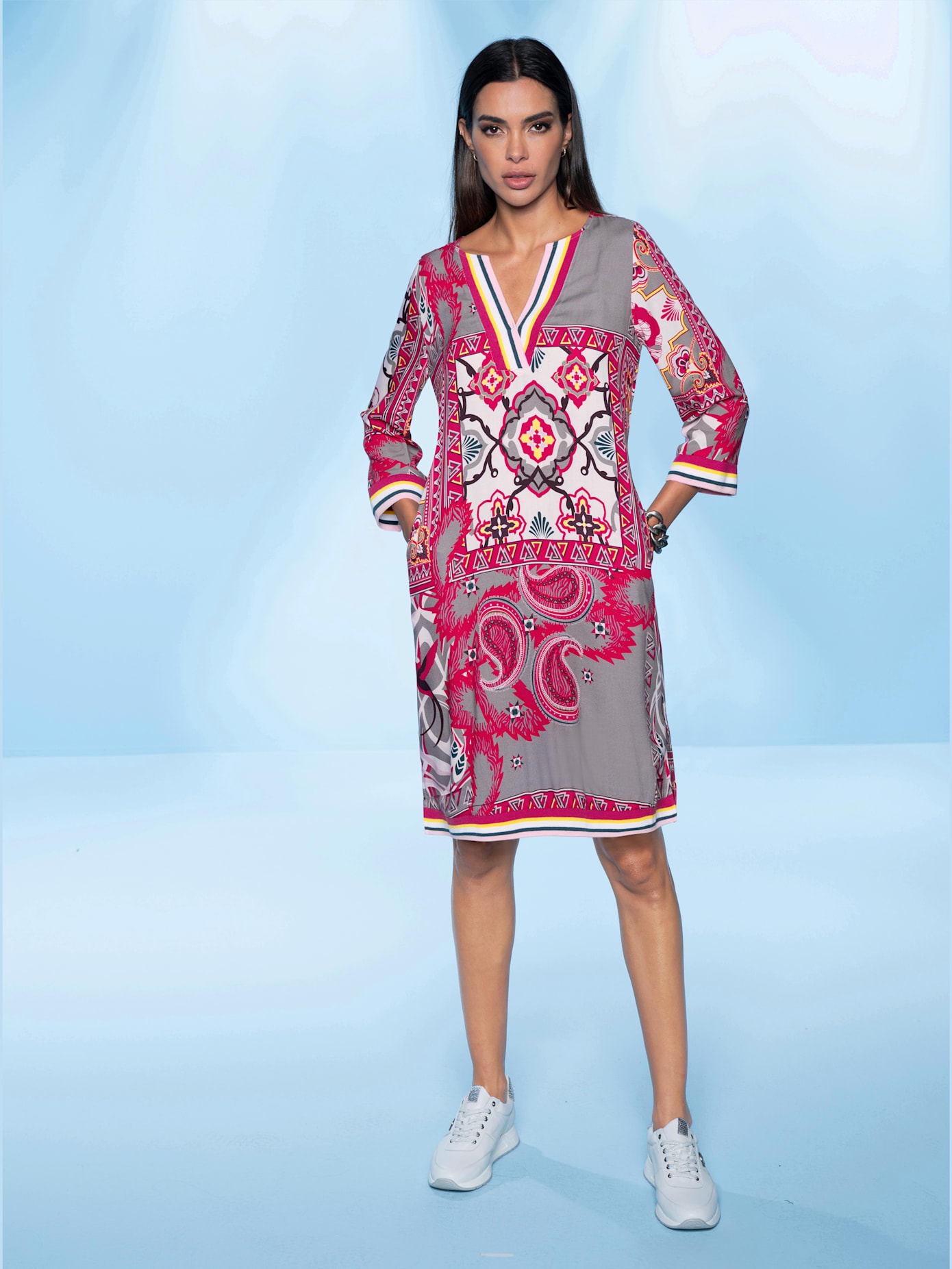 Robe imprimée qualité tissée