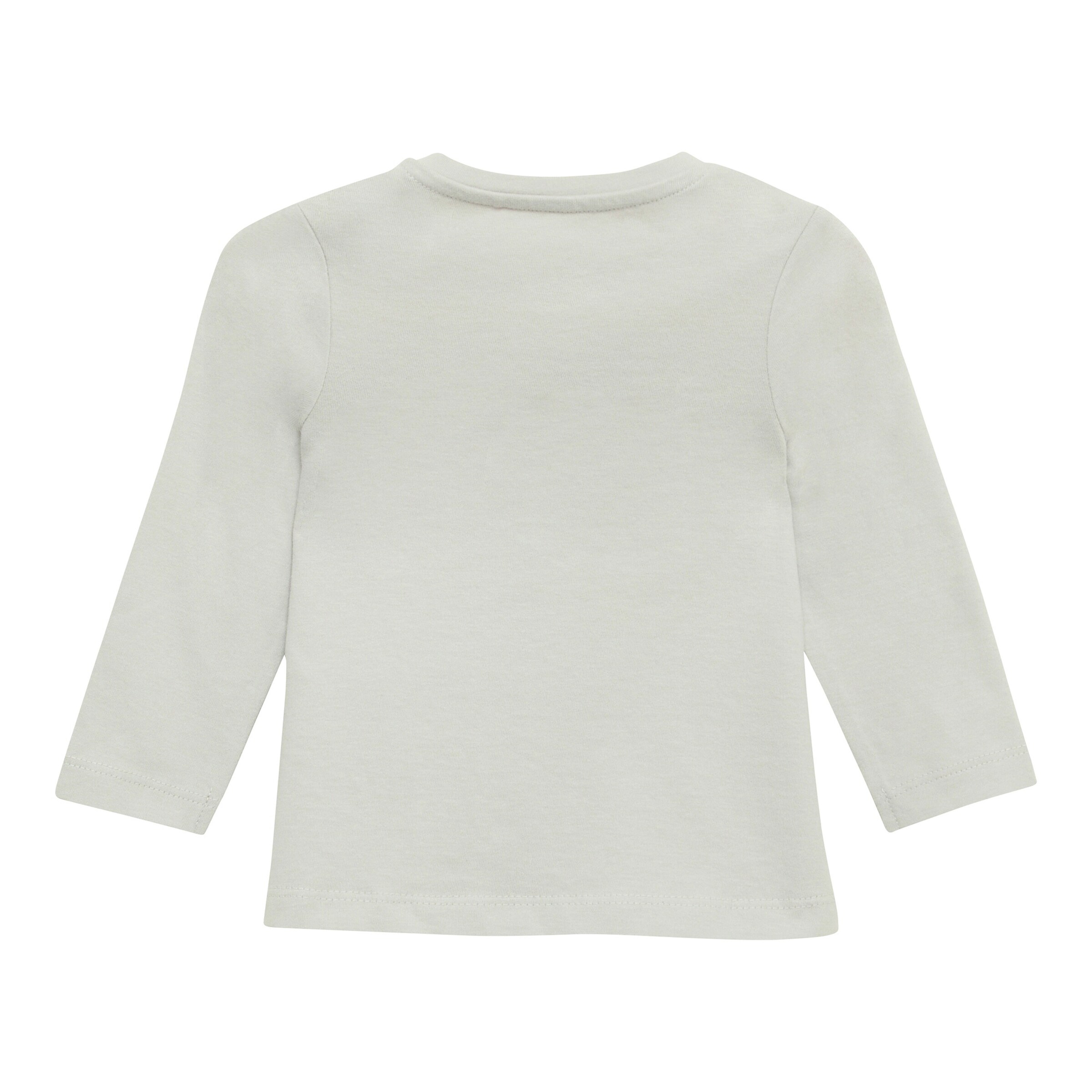s.Oliver Shirt langarm Tüll-Blumen hellgrau/rosa