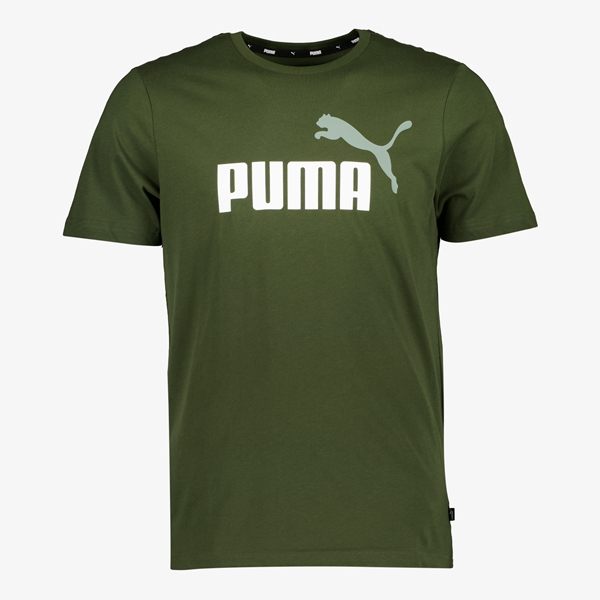 Puma ESS+ Col 2 Logo heren T-shirt groen