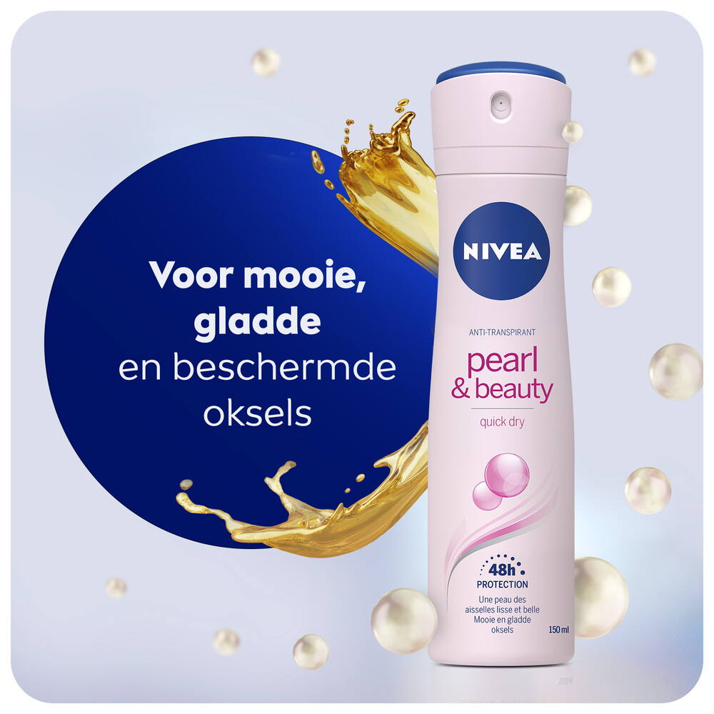 6x Nivea Deodorant Spray Pearl & Beauty150 ml