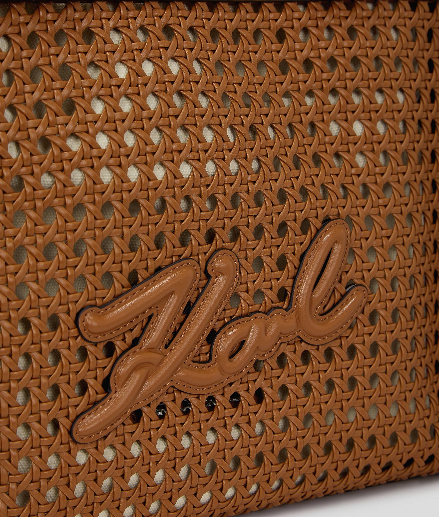 SAC CABAS K/SKUARE DE TAILLE MOYENNE - Tan foncé