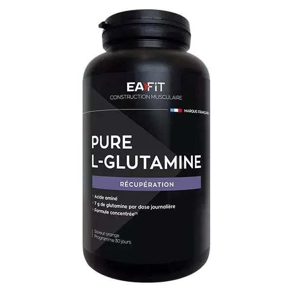Eafit Pure L-Glutamina Sabor Laranja 243g